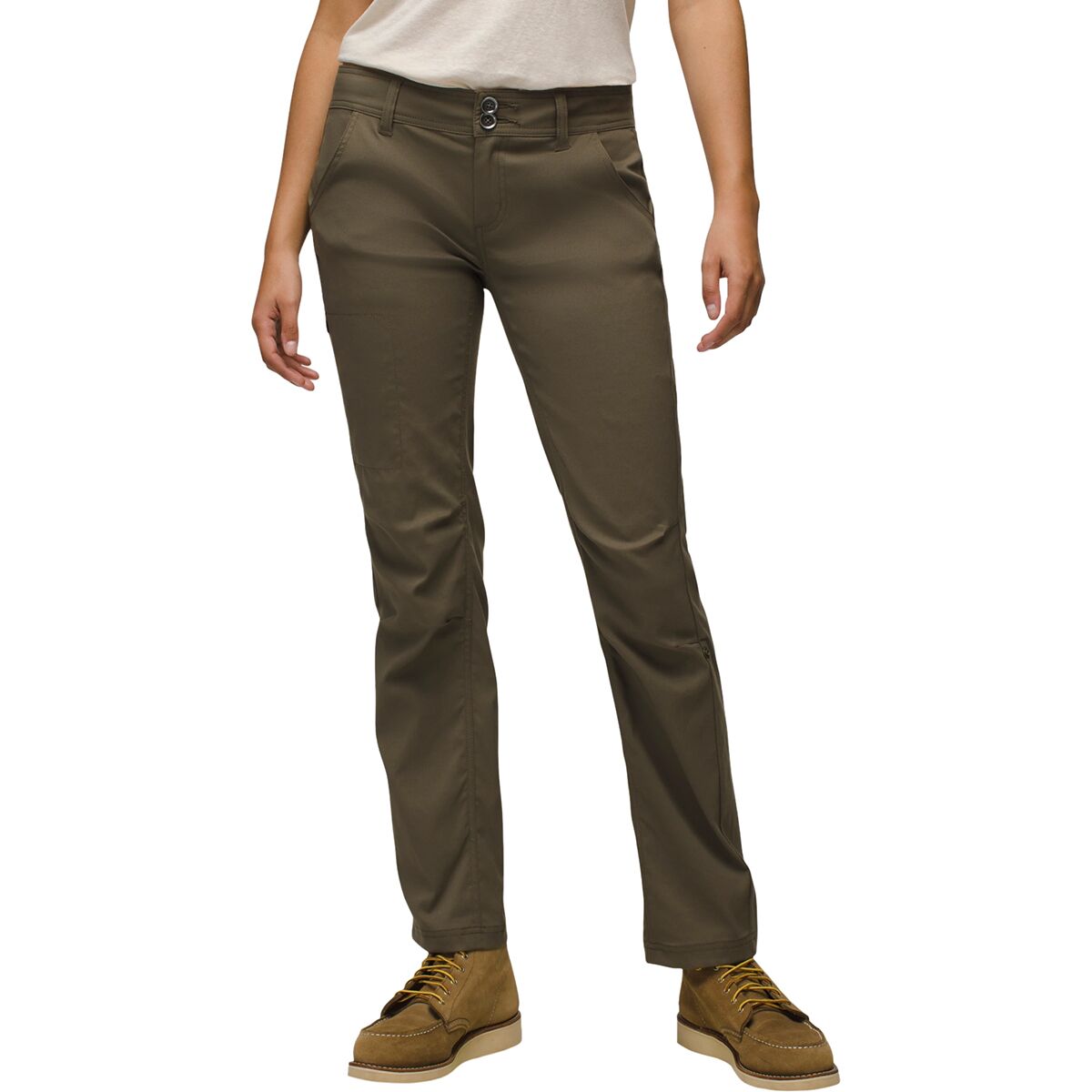 Image of prAna Halle Straight Pant - Women's Slate Green, 8/Reg