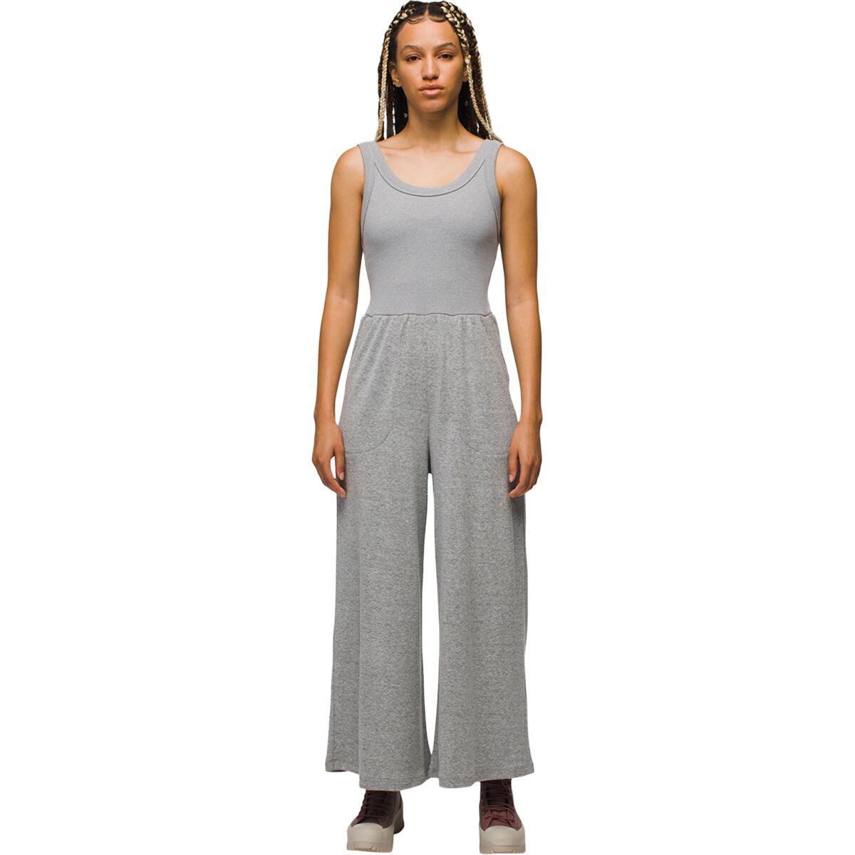 prAna Cozy Up Bayjour Jumpsuit - Women's Heather Grey, S