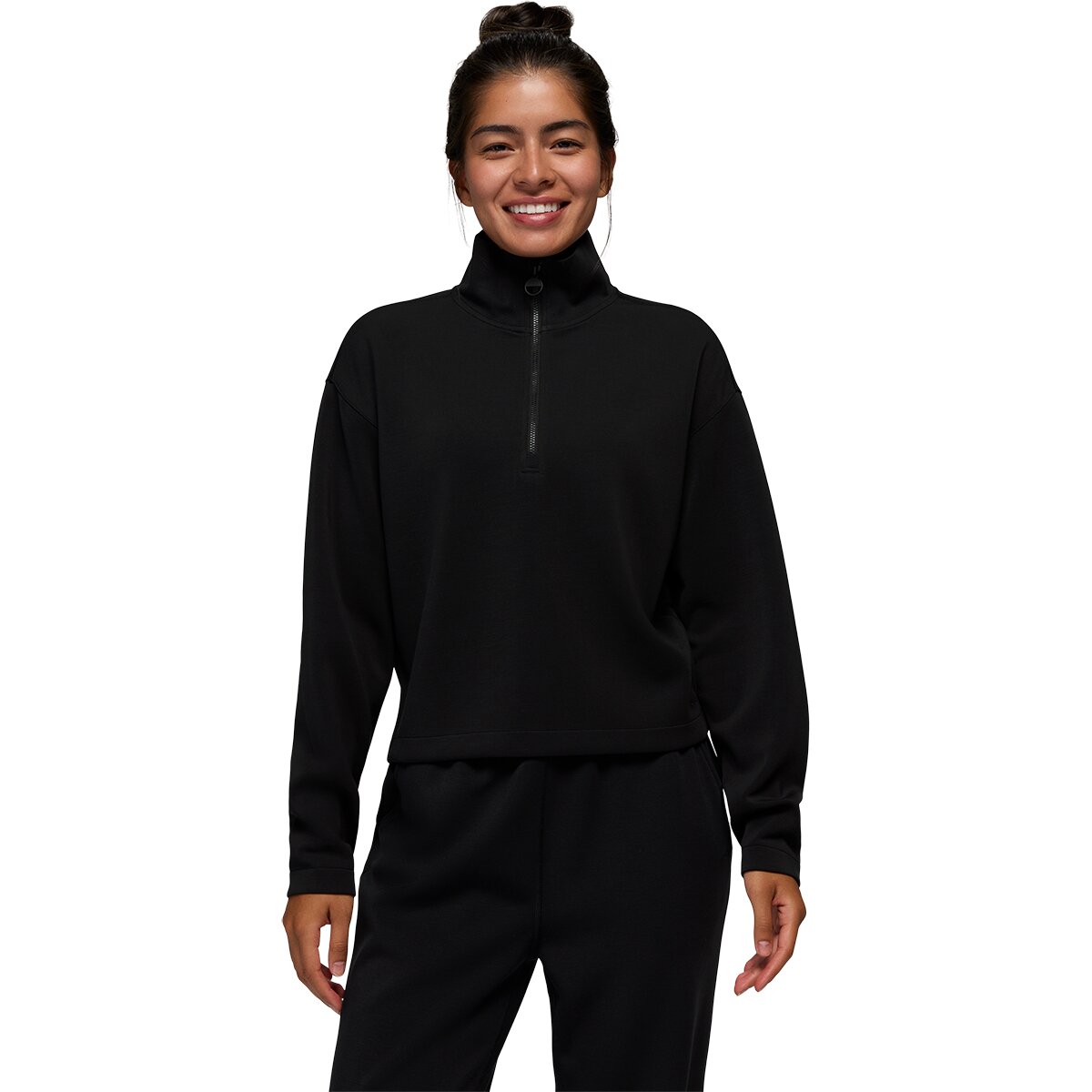 Image of prAna Shea 1/2-Zip Top - Women's Black II, XL