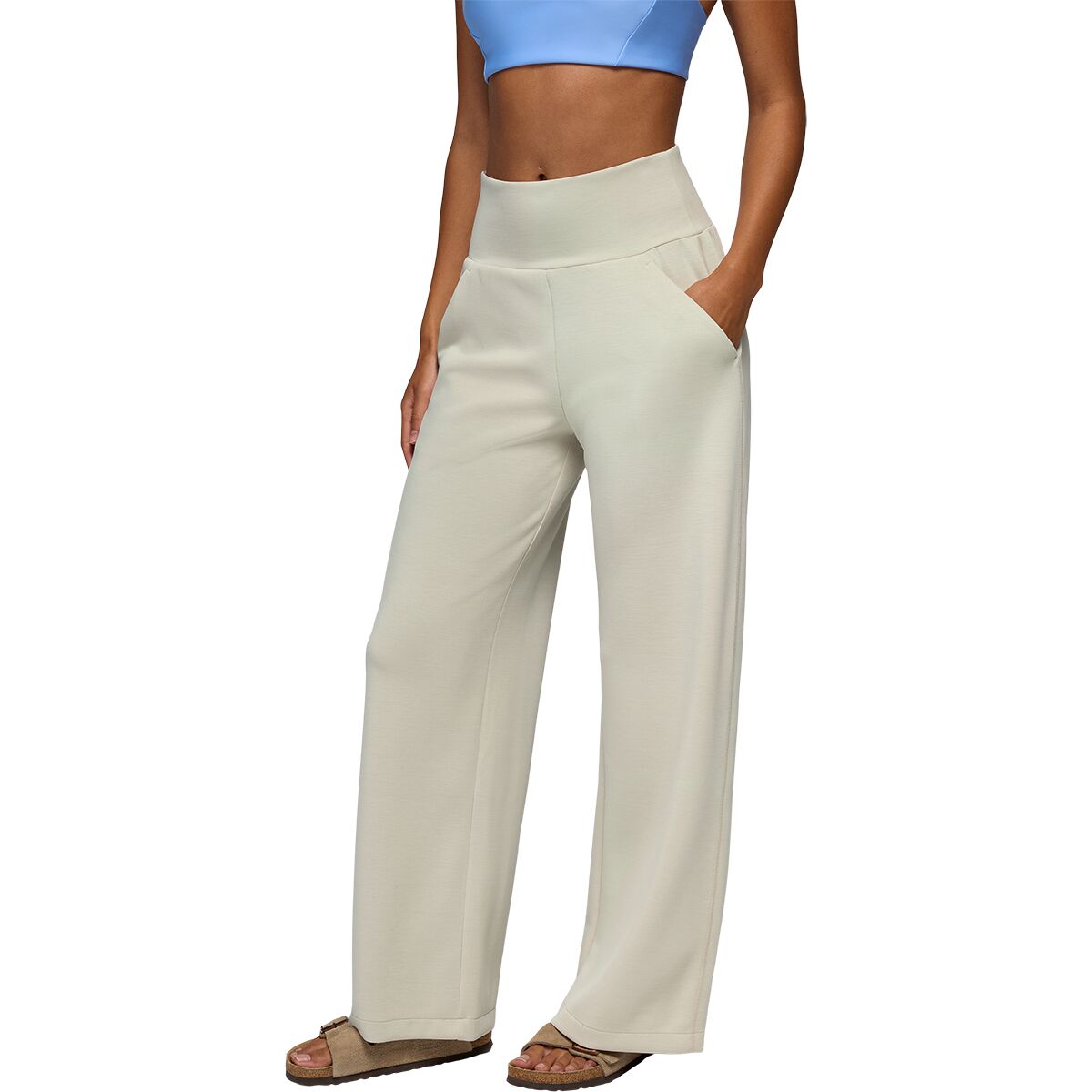 Image of prAna Shea Hot Spell Wide Leg Pant - Women's Almond, XL