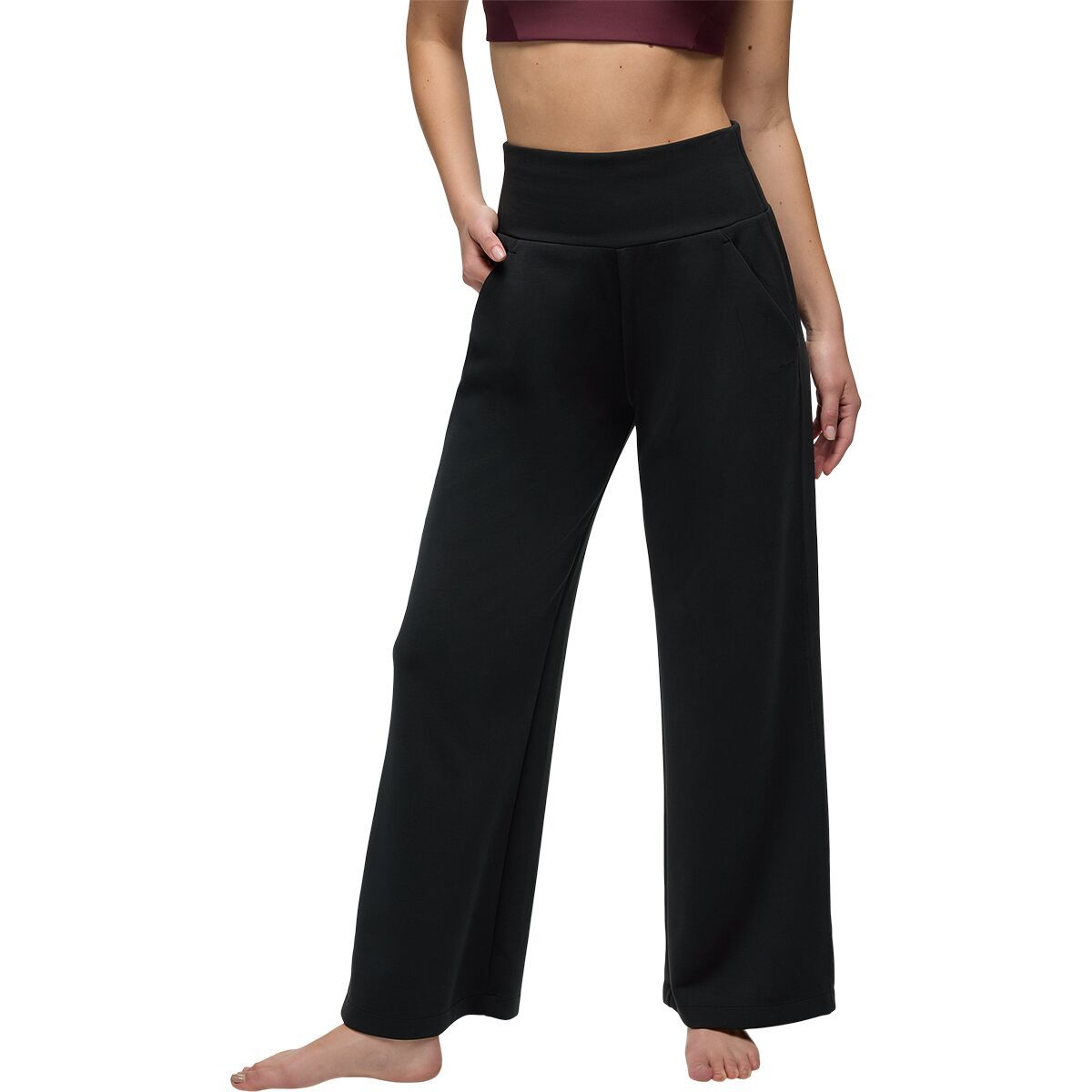 Image of prAna Shea Hot Spell Wide Leg Pant - Women's Black, S