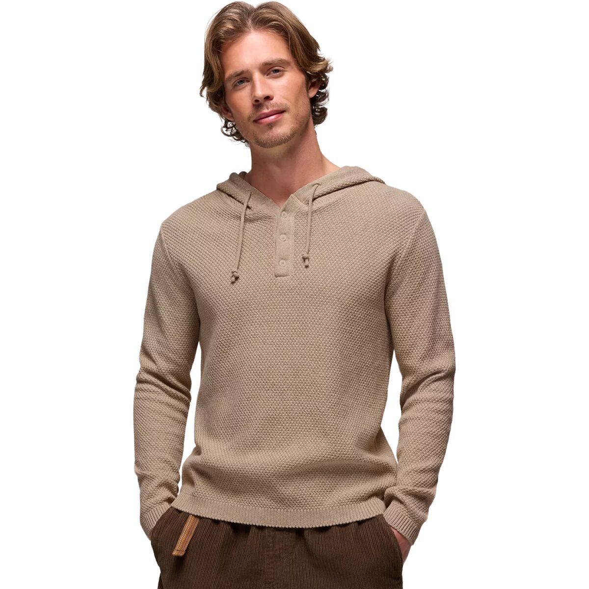 Image of prAna Forest Hill Hoodie - Men's Oatmeal Heather, M
