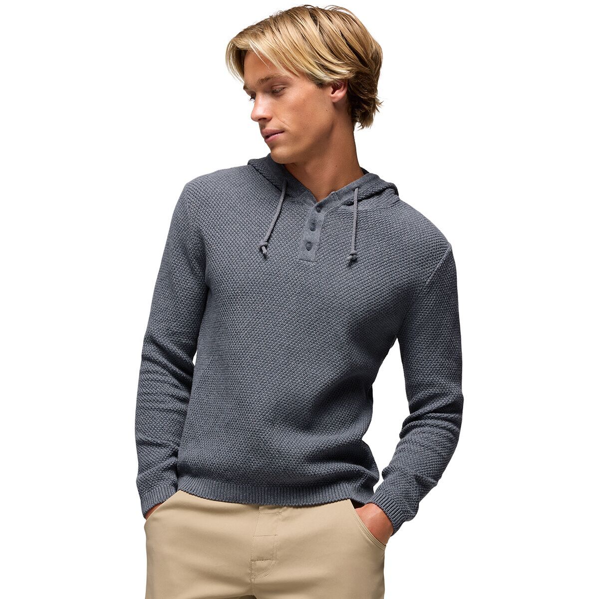 prAna Forest Hill Hoodie - Men's Thundercloud Heather, M