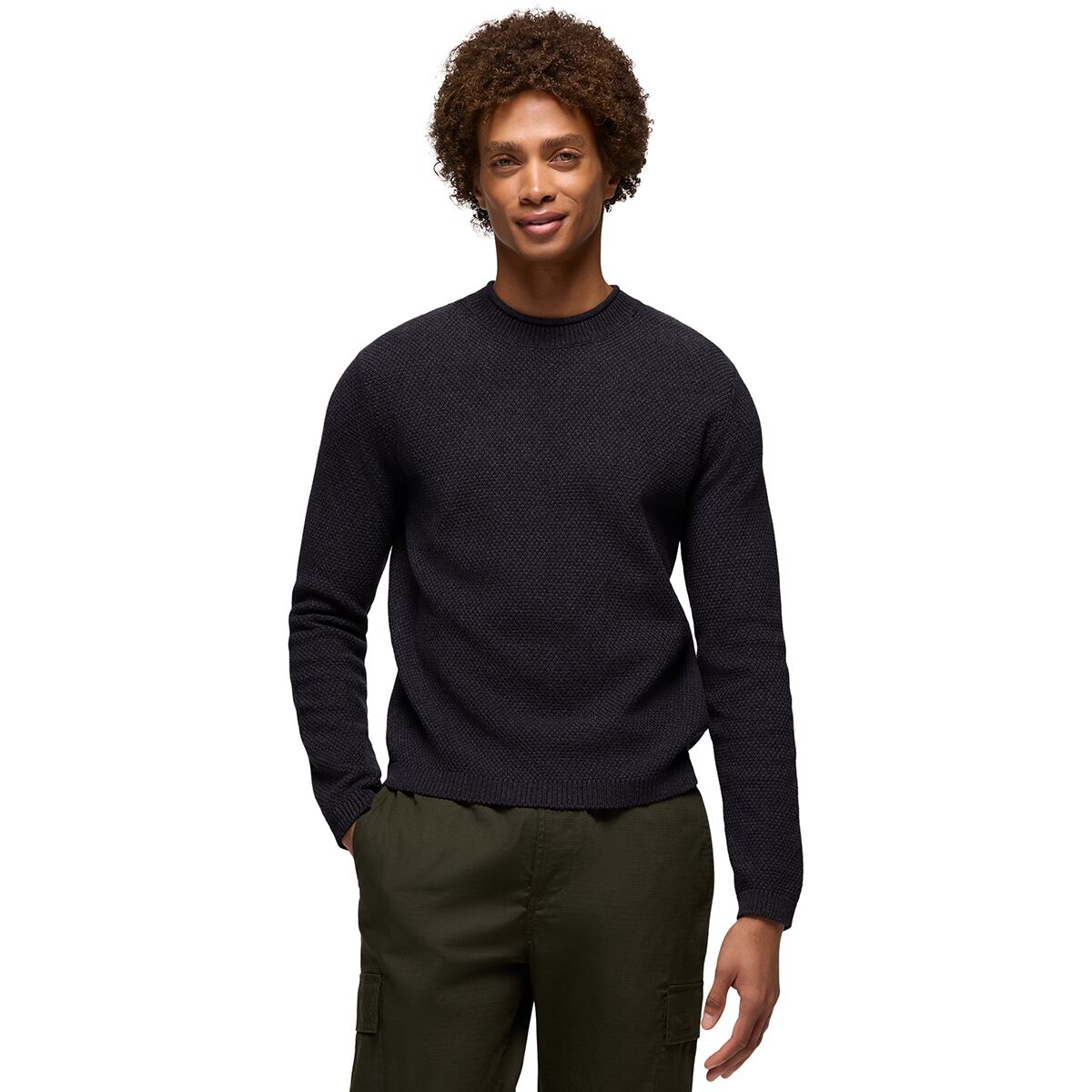 Image of prAna Forest Hill Sweater - Men's Black Heather, XL