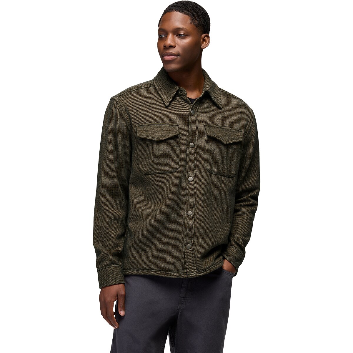 Image of prAna Happy Camp Flannel Shirt - Men's Nomad Heather, XXL