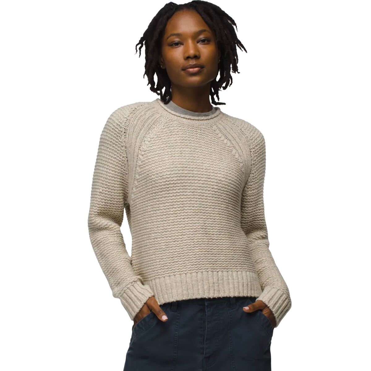 prAna prAna Cades Cove Sweater - Women's Oatmeal, XL