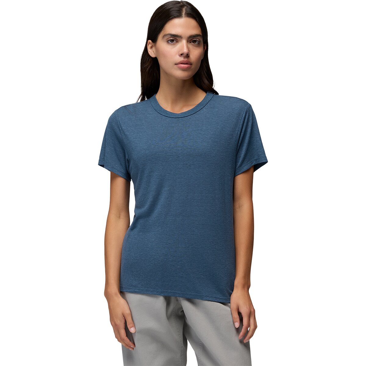Image of prAna Cozy Up Short-Sleeve T-Shirt - Women's Bluff Blue, S