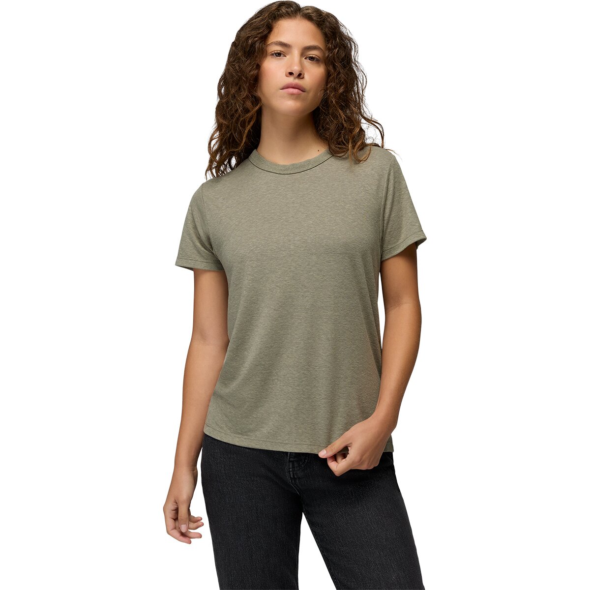 Image of prAna Cozy Up Short-Sleeve T-Shirt - Women's Sage, XS