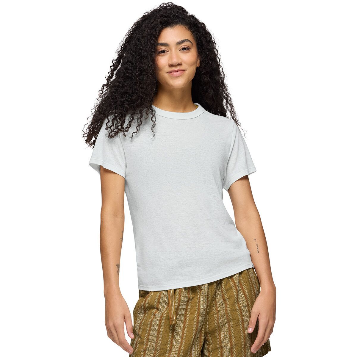 Image of prAna Cozy Up Short-Sleeve T-Shirt - Women's Soft White, S