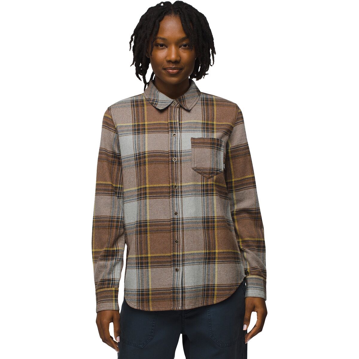 Image of prAna Golden Canyon Flannel Shirt - Women's Earthbound, S