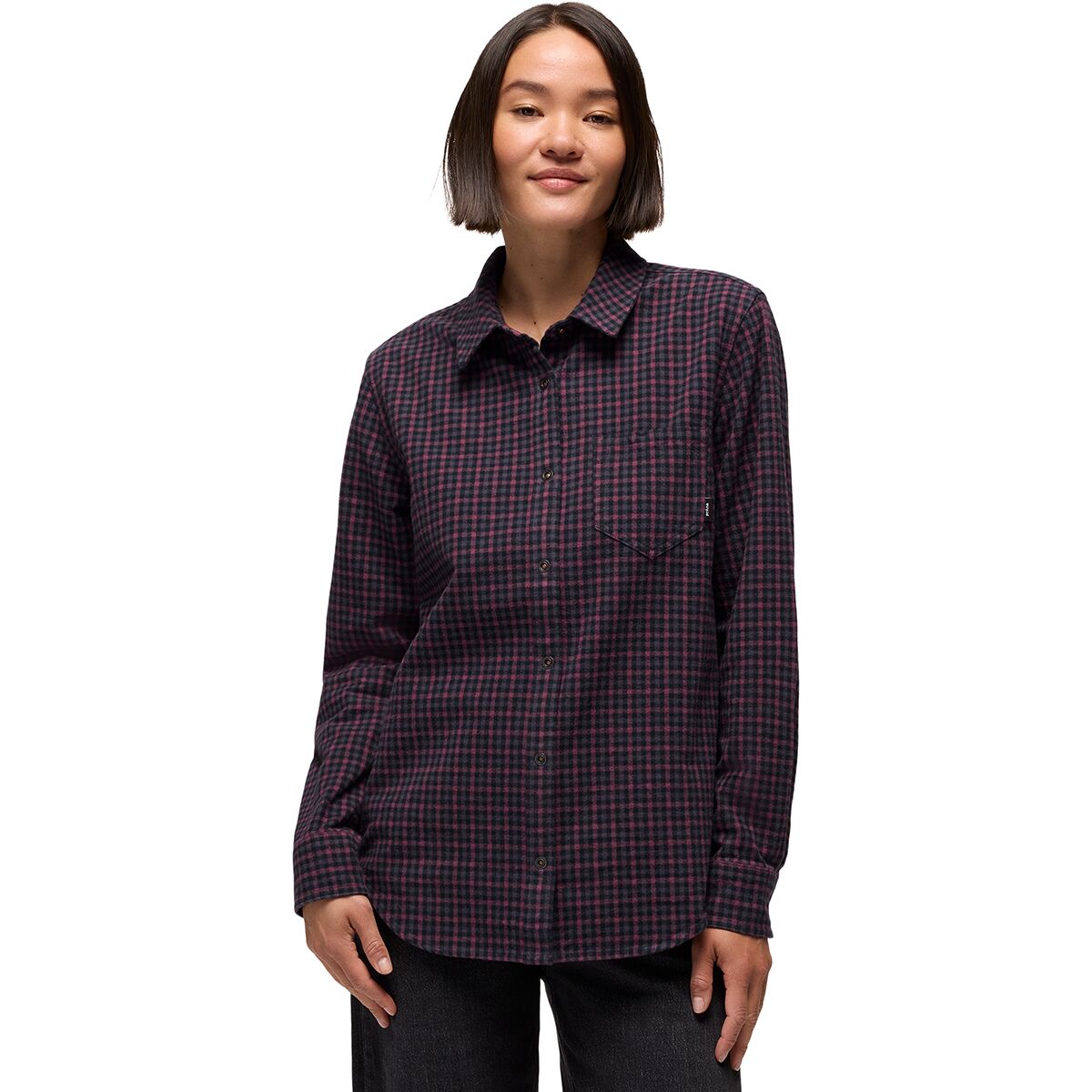 Image of prAna Golden Canyon Flannel Shirt - Women's Vino, XS