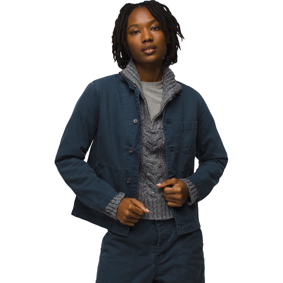 Image of prAna Melrose Jacket - Women's Stormy Night, M