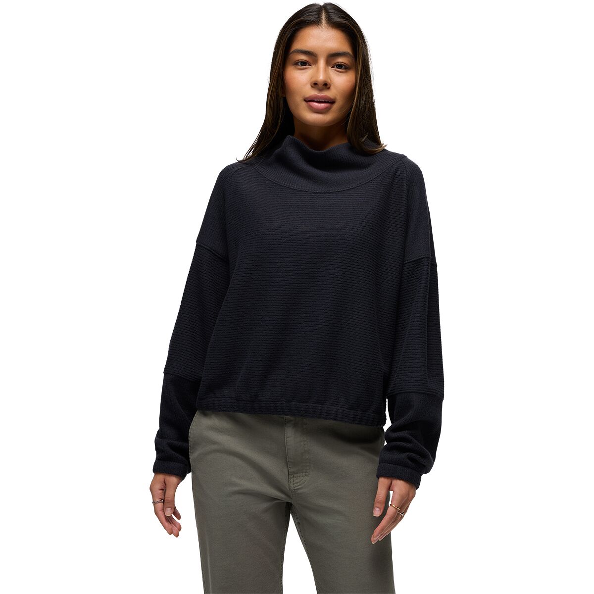 Image of prAna Olivia Long-Sleeve Sweater - Women's Black, L