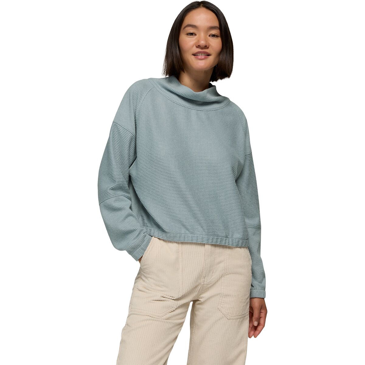 Image of prAna Olivia Long-Sleeve Sweater - Women's Quarry, L