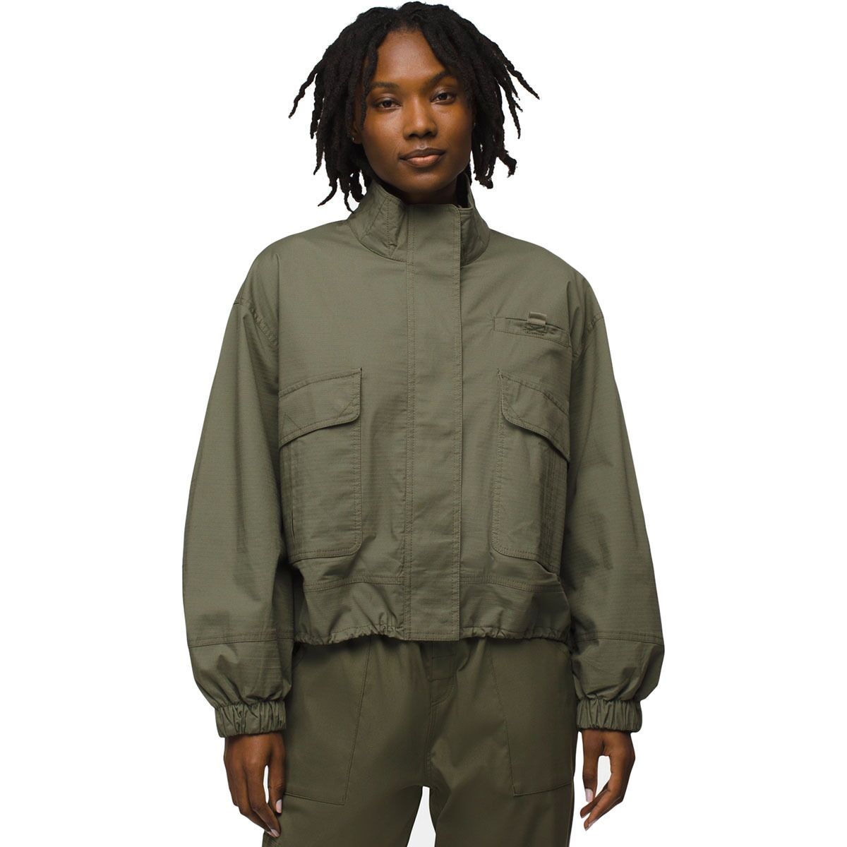 Image of prAna Palisades Ripstop Jacket - Women's Rye Green, XL