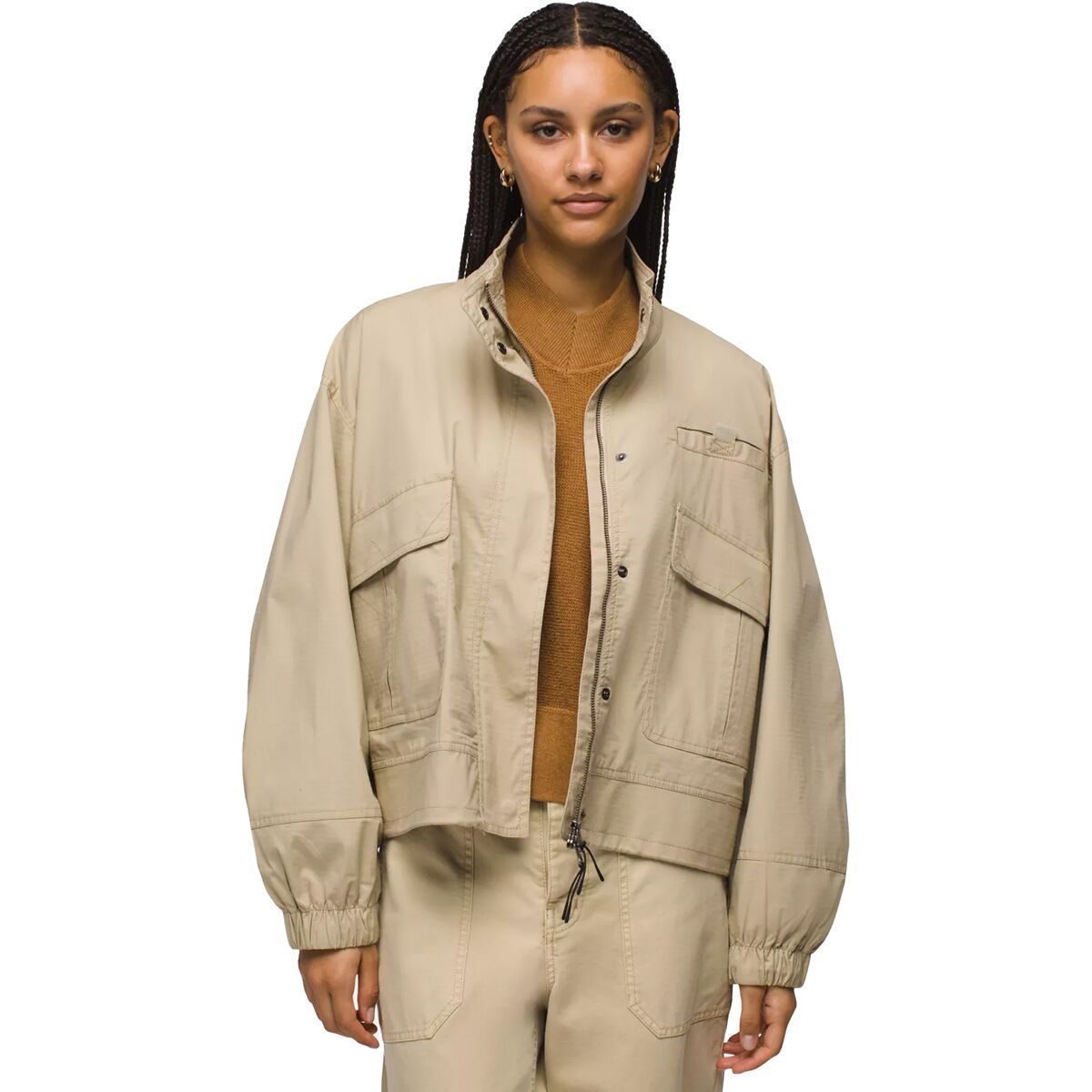 Image of prAna Palisades Ripstop Jacket - Women's Sandstone, XL