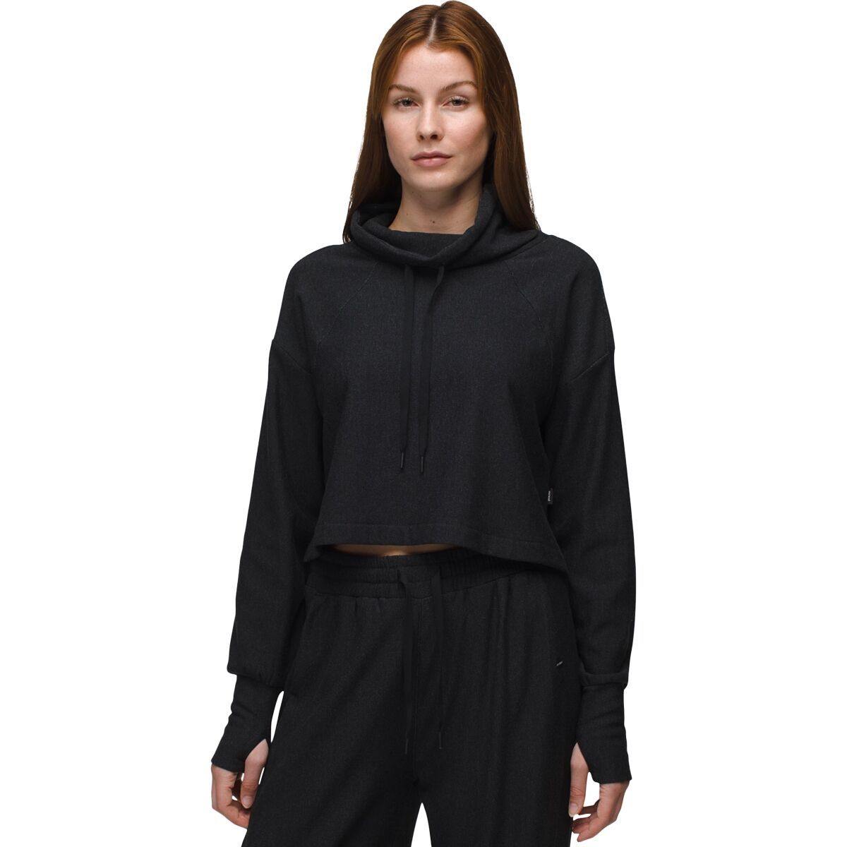 prAna Sacred Space Pullover Hoodie - Women's Black Heather, L