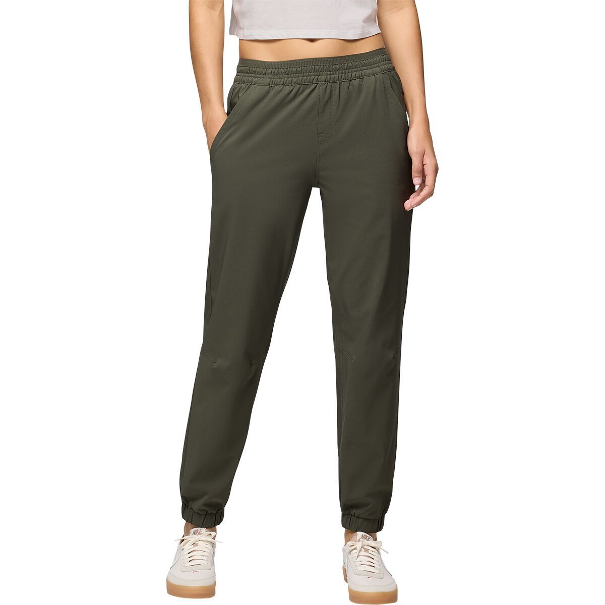 Image of prAna Wonderland Rocks Elastic Waist Jogger - Women's Spruce, S