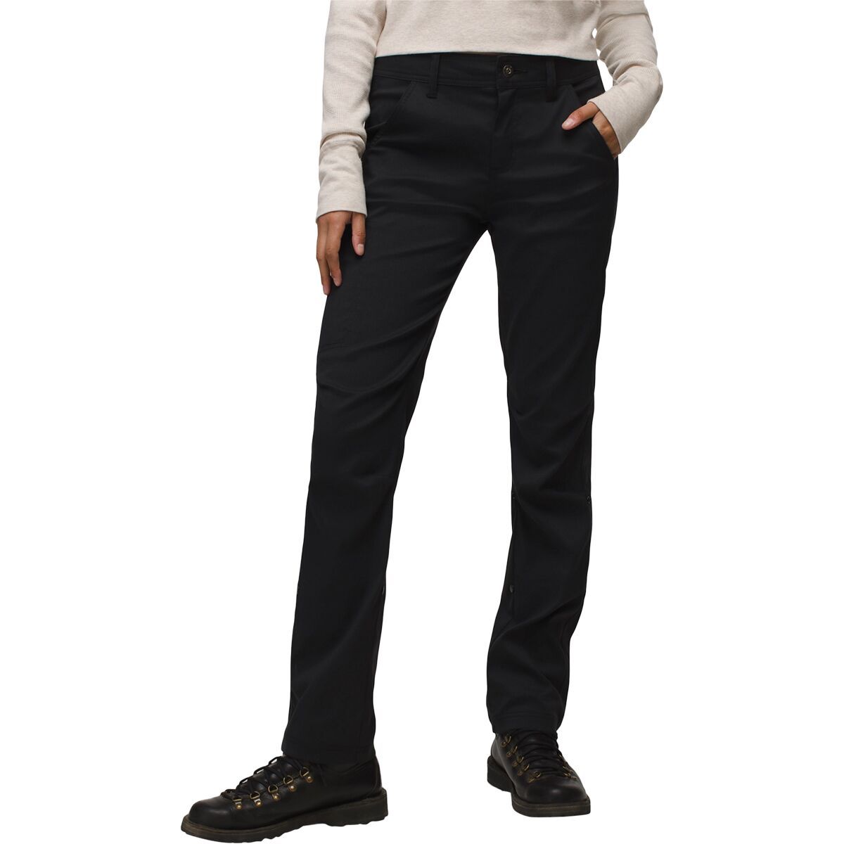 Image of prAna Stretch Zion Mid-Rise Pant - Women's Black, 12/Reg