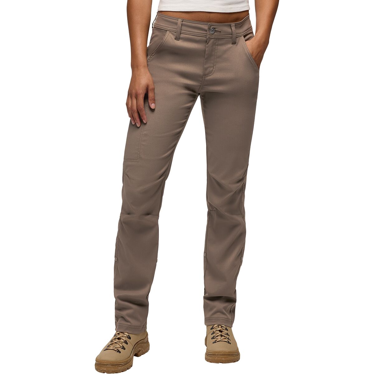 Image of prAna Stretch Zion Mid-Rise Pant - Women's Mud, 6/Reg