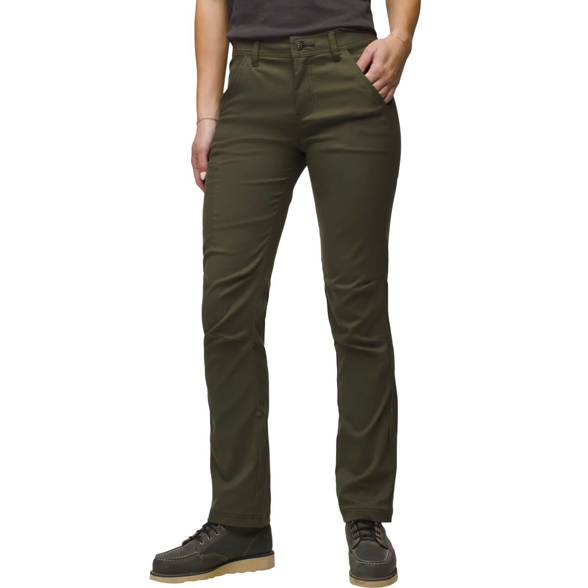 Image of prAna Stretch Zion Mid-Rise Pant - Women's Spruce, 4/Reg