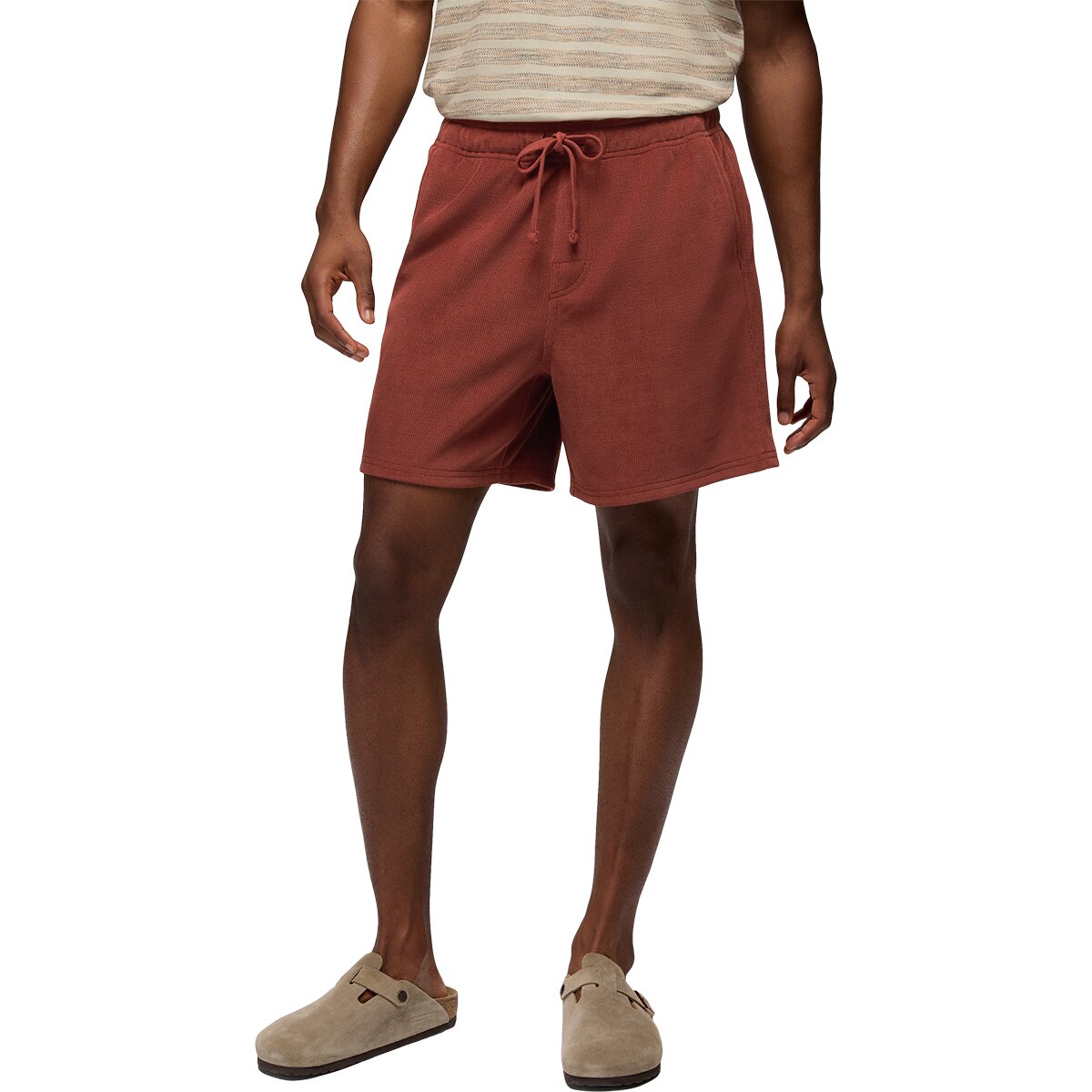 Image of prAna Deja View 6in Short - Men's Red Ochre, S