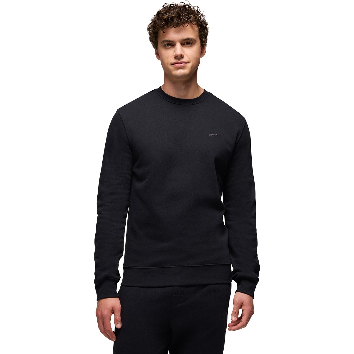 prAna prAna Everyday Crew Sweatshirt - Men's Black, XL