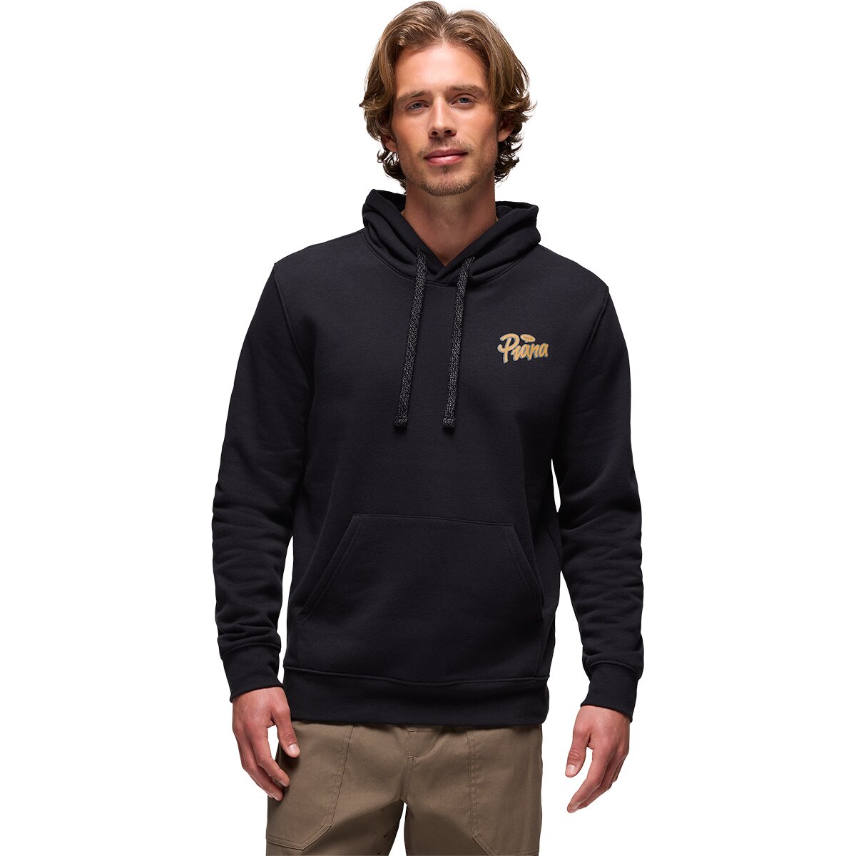 Image of prAna Everyday Graphic Hoodie - Men's Black Open Your Mind, M