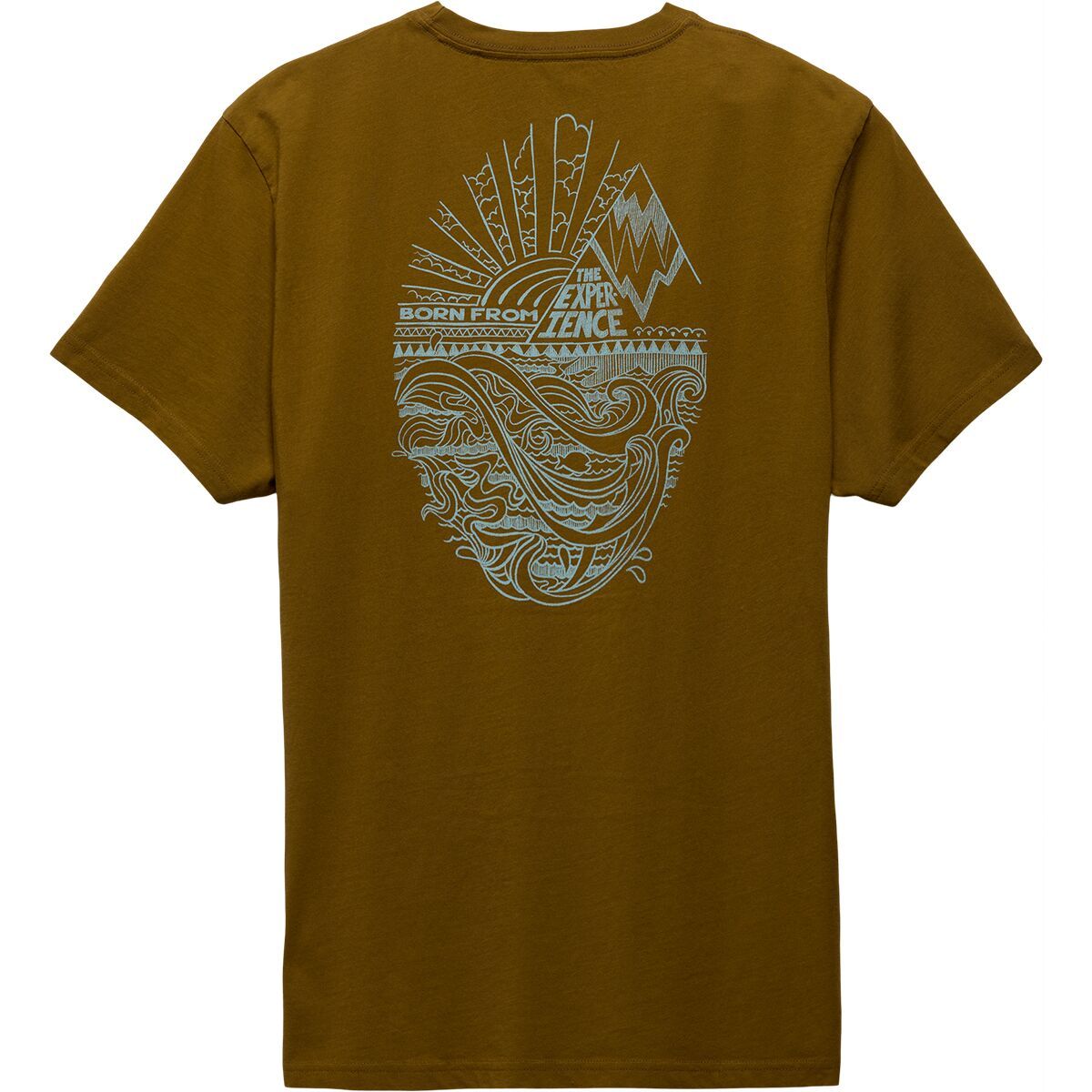 prAna Heritage Graphic Short-Sleeve T-Shirt Retro Olive Groovy