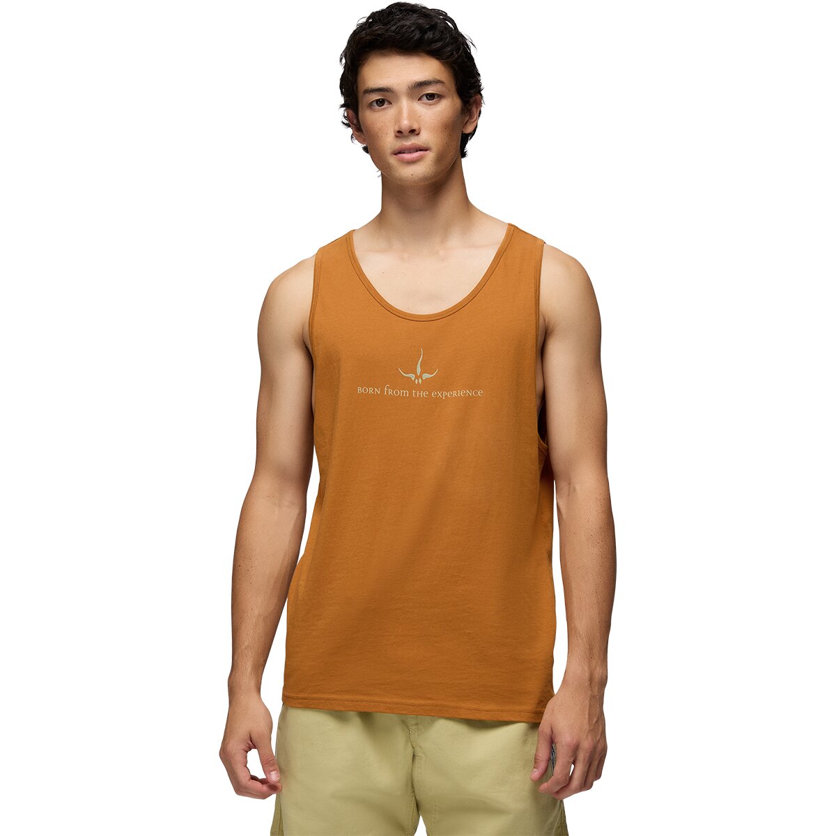 Image of prAna Heritage Graphic Tank Top - Men's Tumeric, M