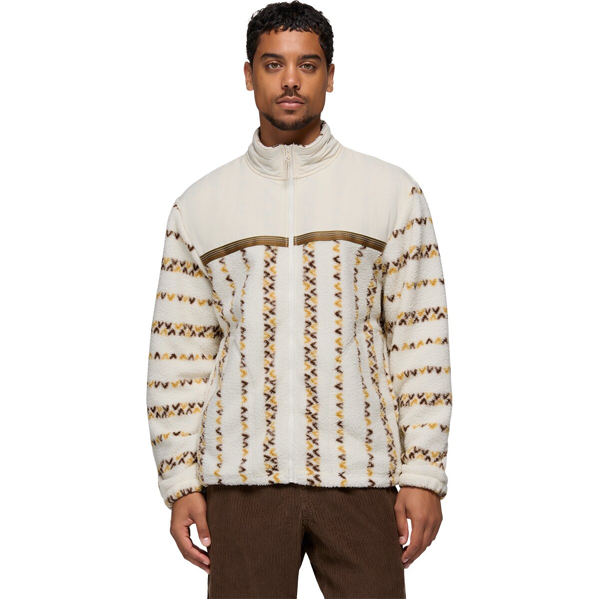 Image of prAna Hurricane Full-Zip Fleece Jacket - Men's Canvas Wishbone, M