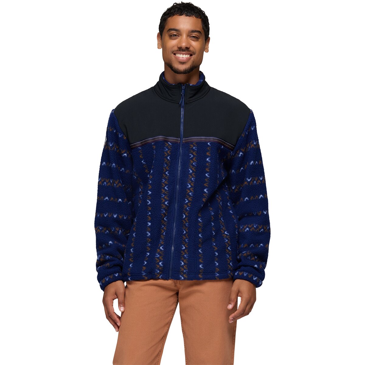Image of prAna Hurricane Full-Zip Fleece Jacket - Men's Capulet Blue Wishbone, L