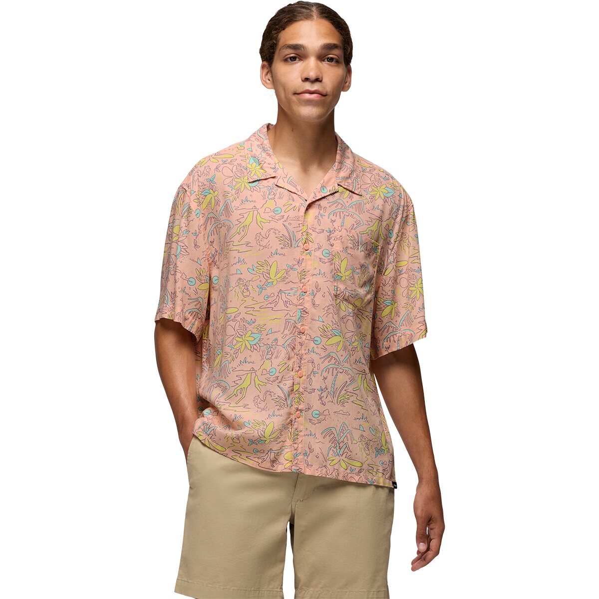 Image of prAna Peacepath Shirt - Men's Smoothie Vacation, S