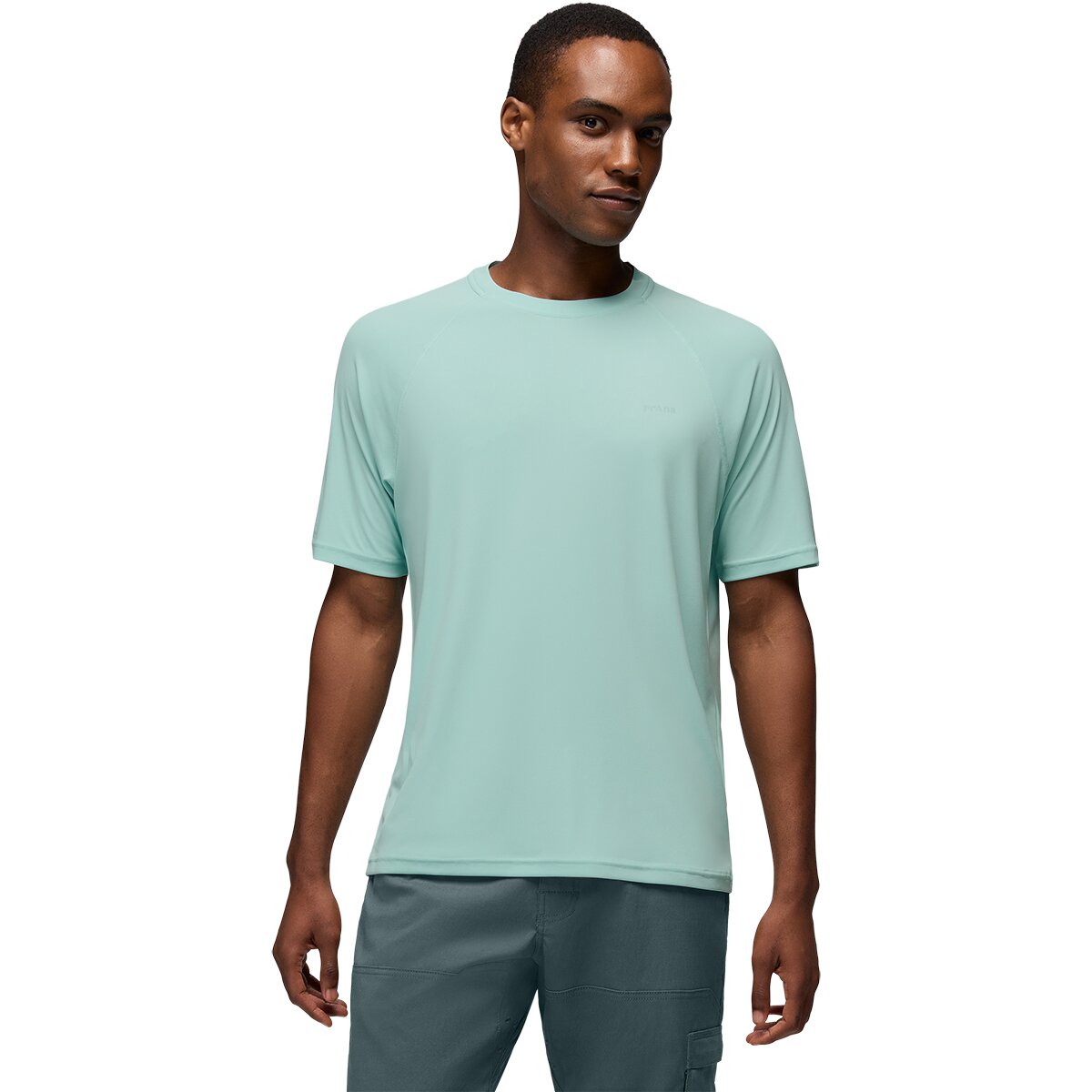 prAna prAna Sol Shade Short-Sleeve Crew - Men's Sea Glass, M
