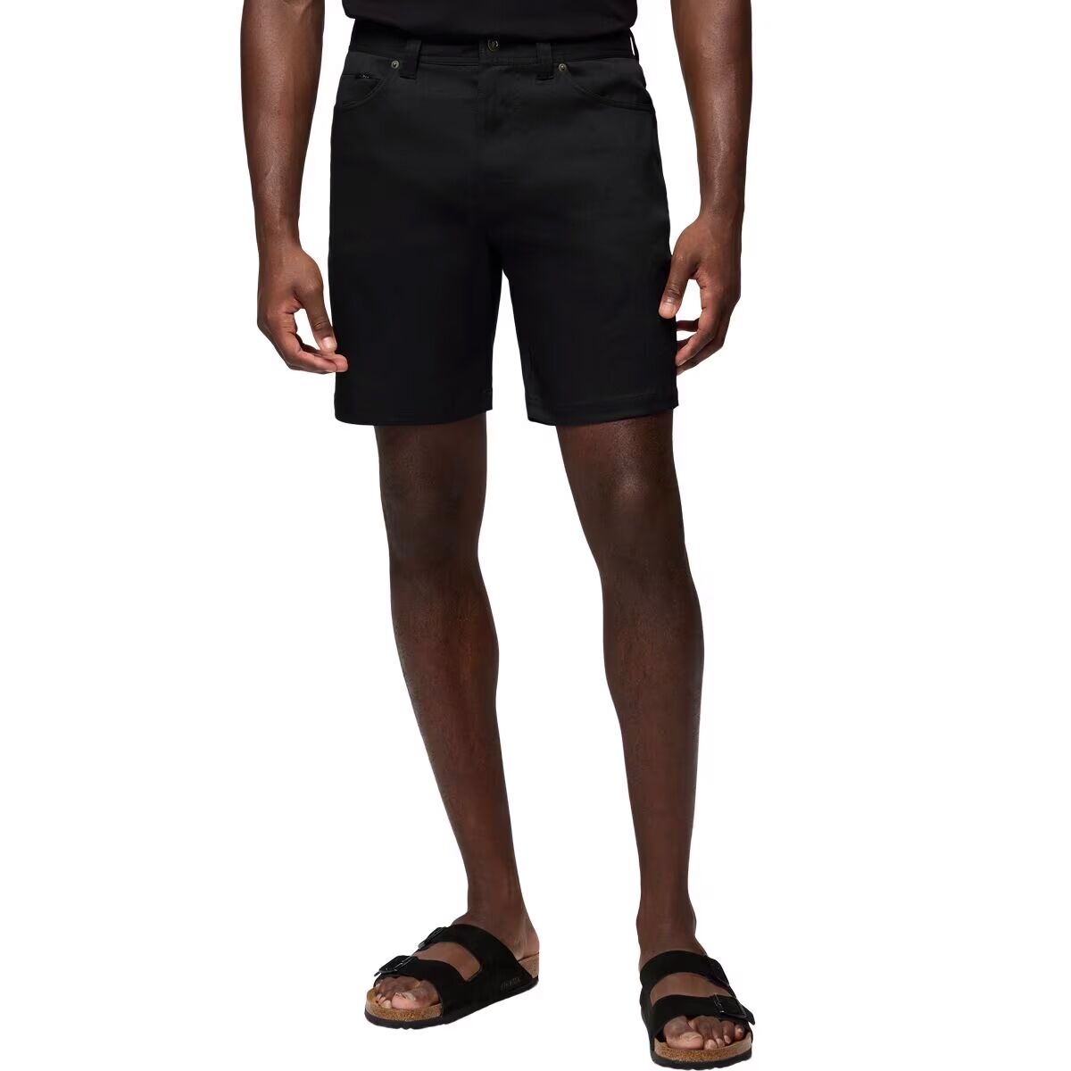 Image of prAna Stretch Zion 5 Pocket 8in Short - Men's Black, 28