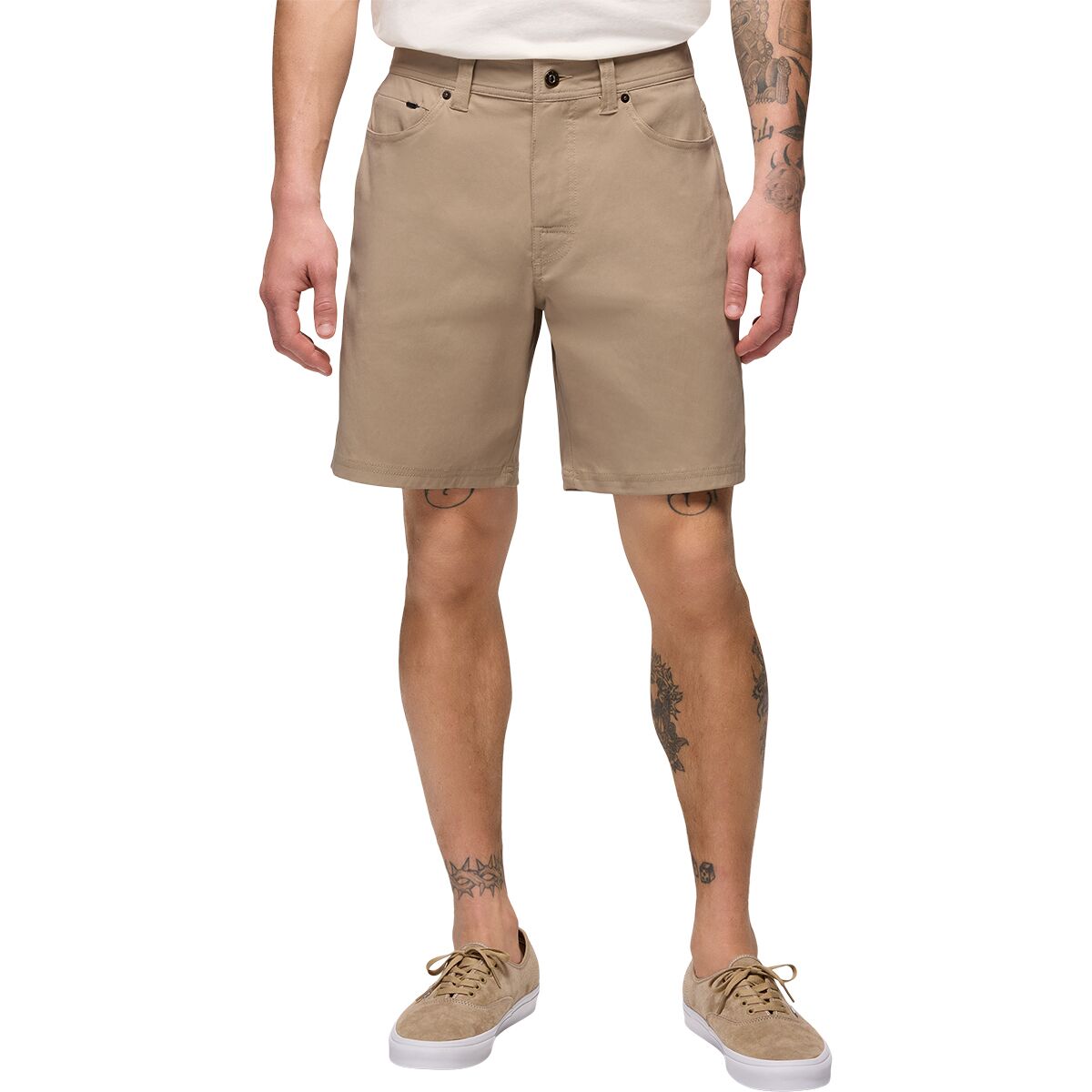 Image of prAna Stretch Zion 5 Pocket 8in Short - Men's Sandbar, 35