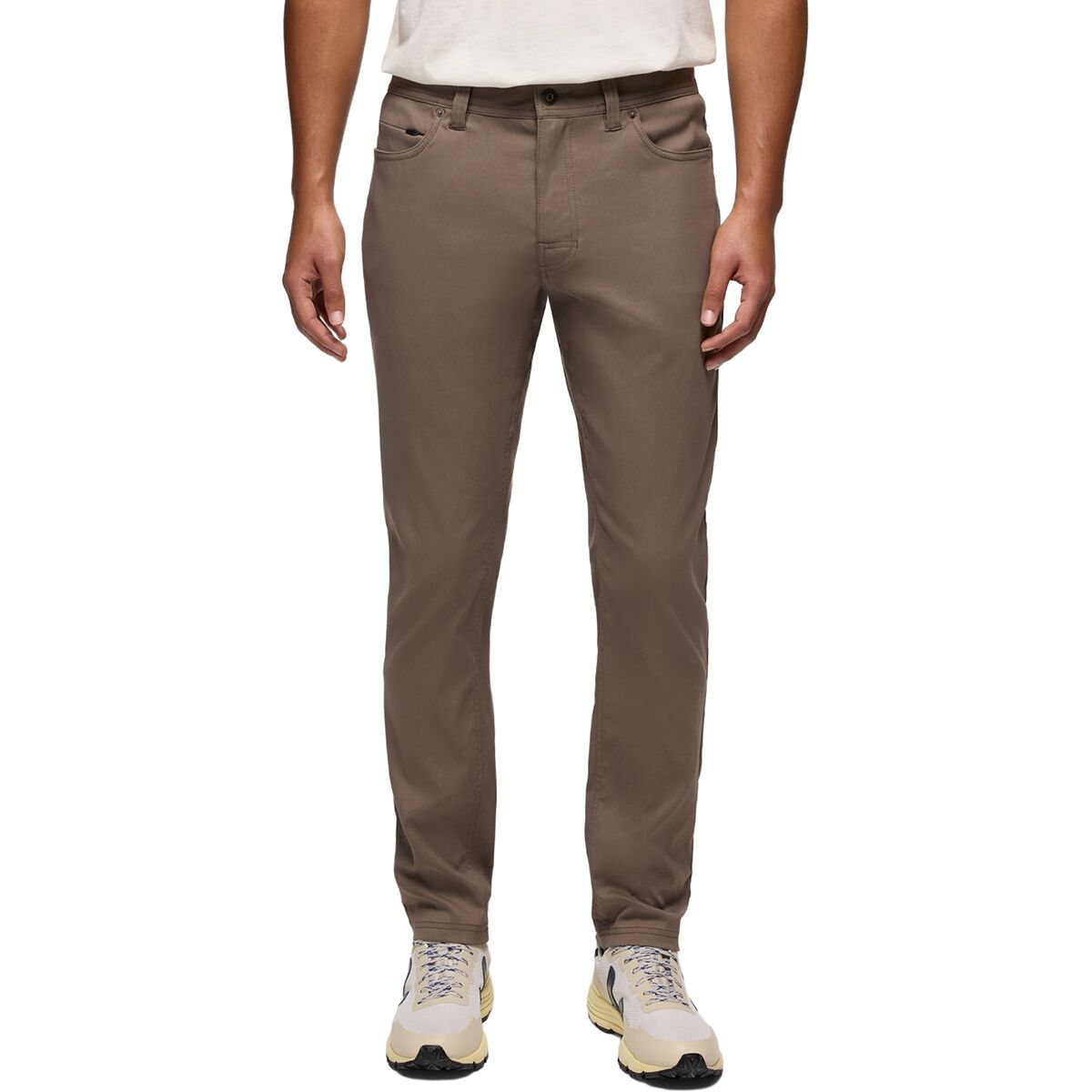 Image of prAna Stretch Zion 5-Pocket Slim Pant - Men's Mud, 35x32