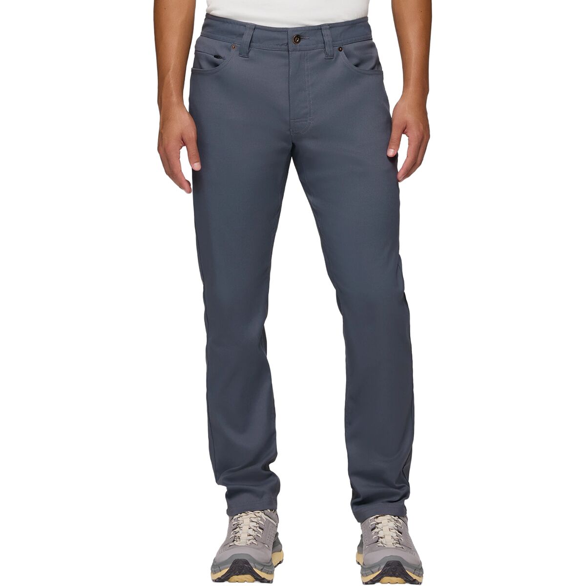 Image of prAna Stretch Zion 5-Pocket Slim Pant - Men's Thundercloud, 33x30