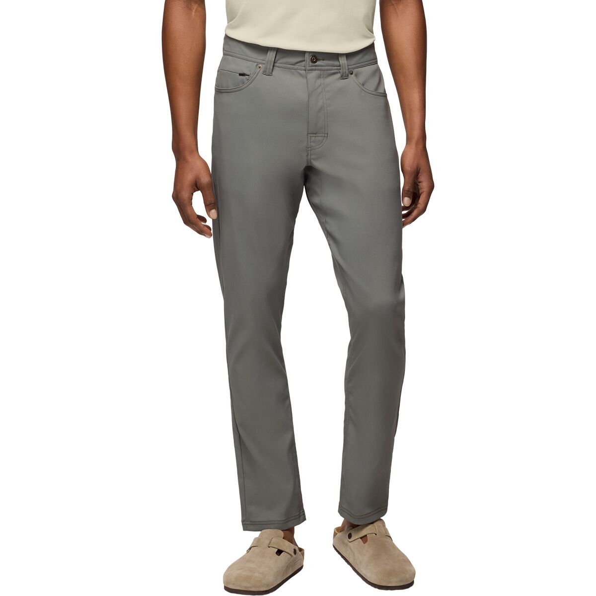 Image of prAna Stretch Zion 5-Pocket Slim Pant - Men's Thyme, 32x30