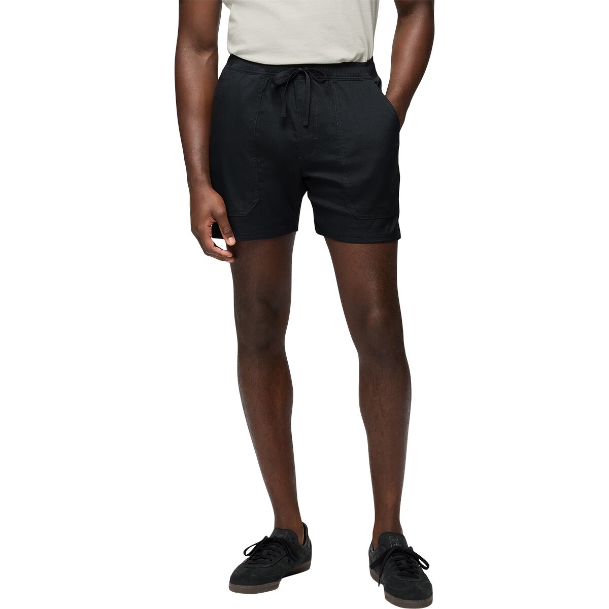 Image of prAna Stretch Zion Field 8in Short - Men's Black, S