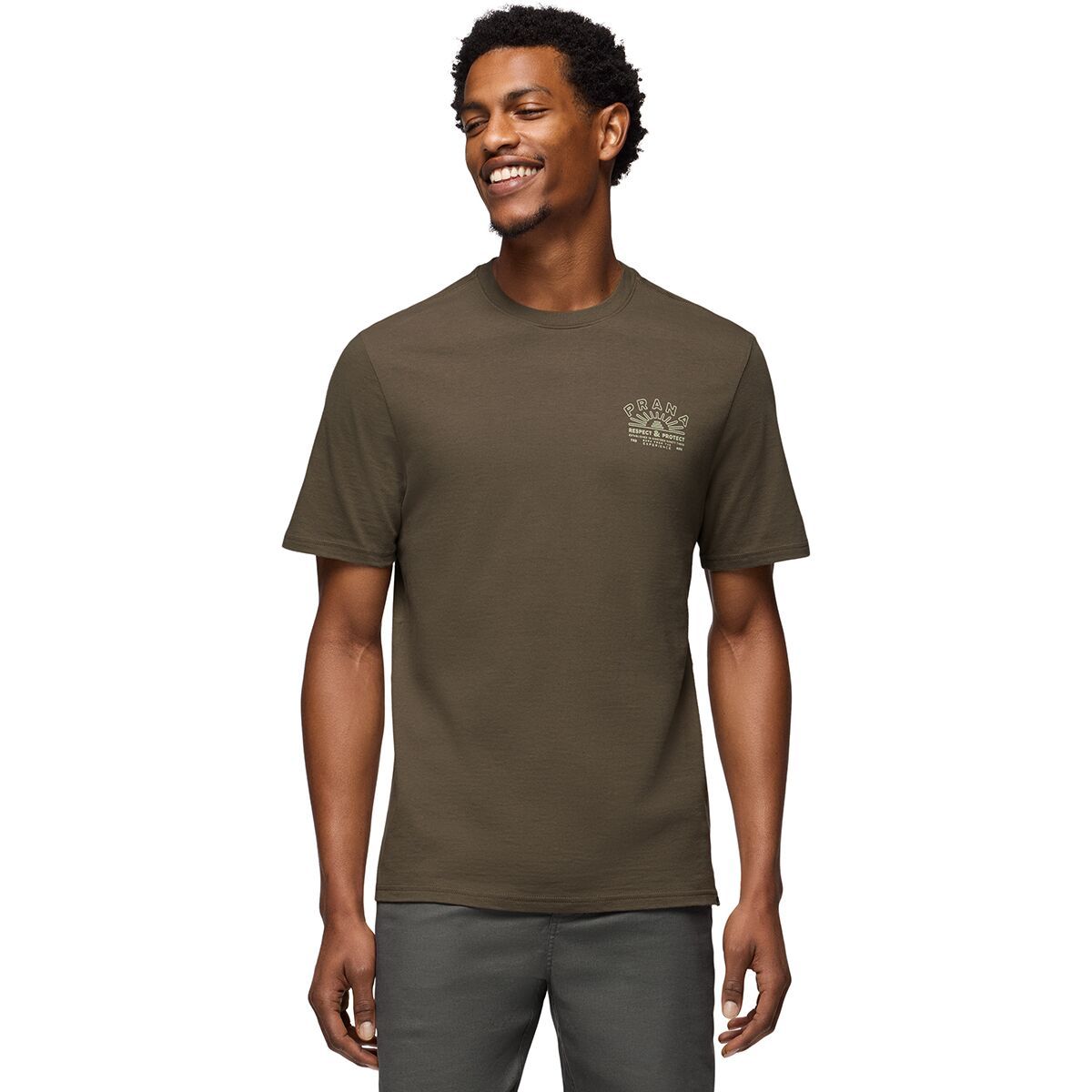 Image of prAna Universal Truth T-Shirt - Men's Mud, S