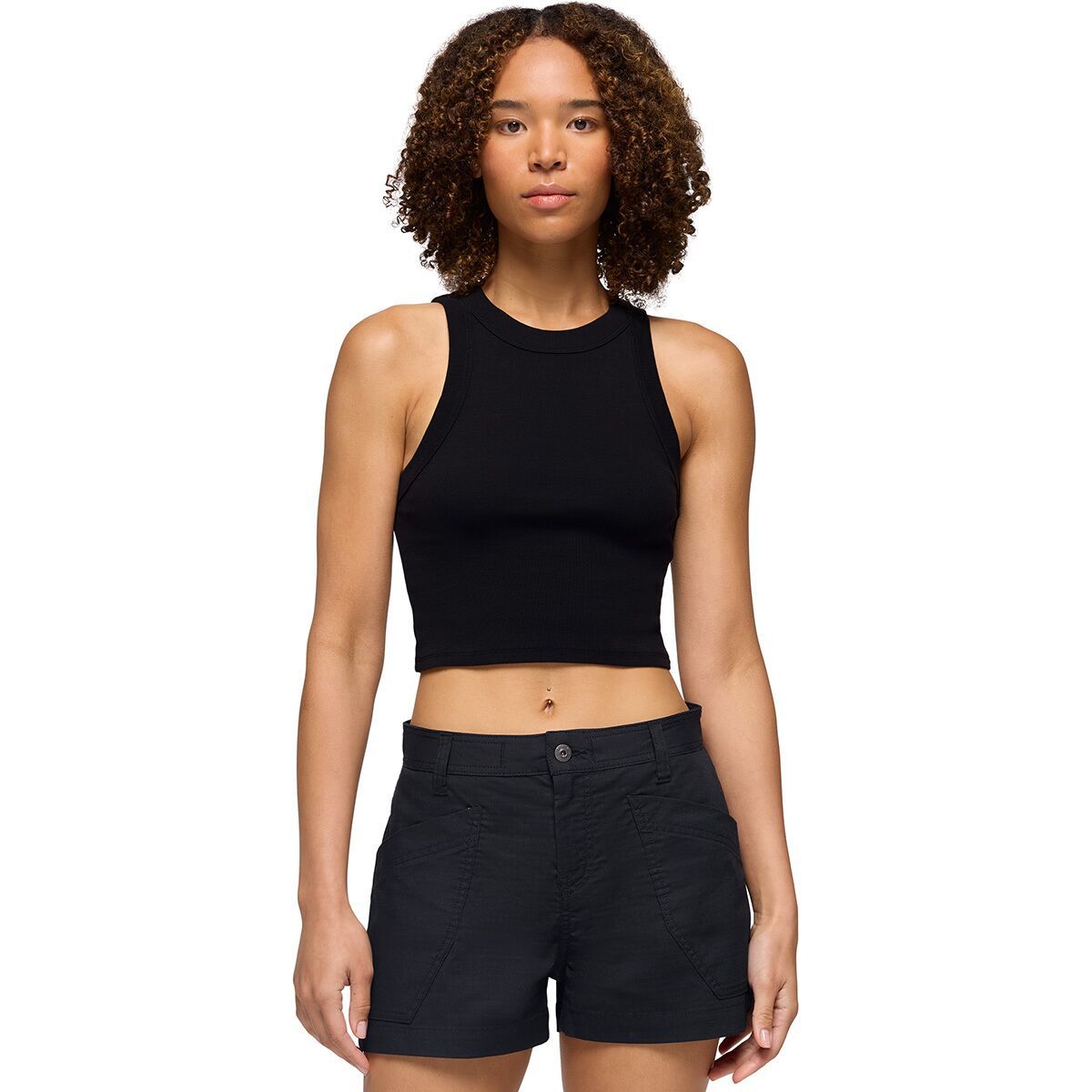Image of prAna Baby Rib Tank Top - Women's Black, XS
