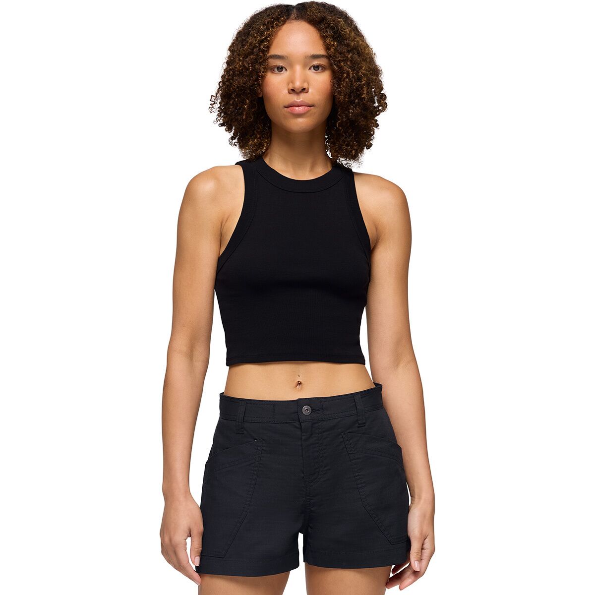 prAna prAna Baby Rib Tank Top - Women's Black, XL