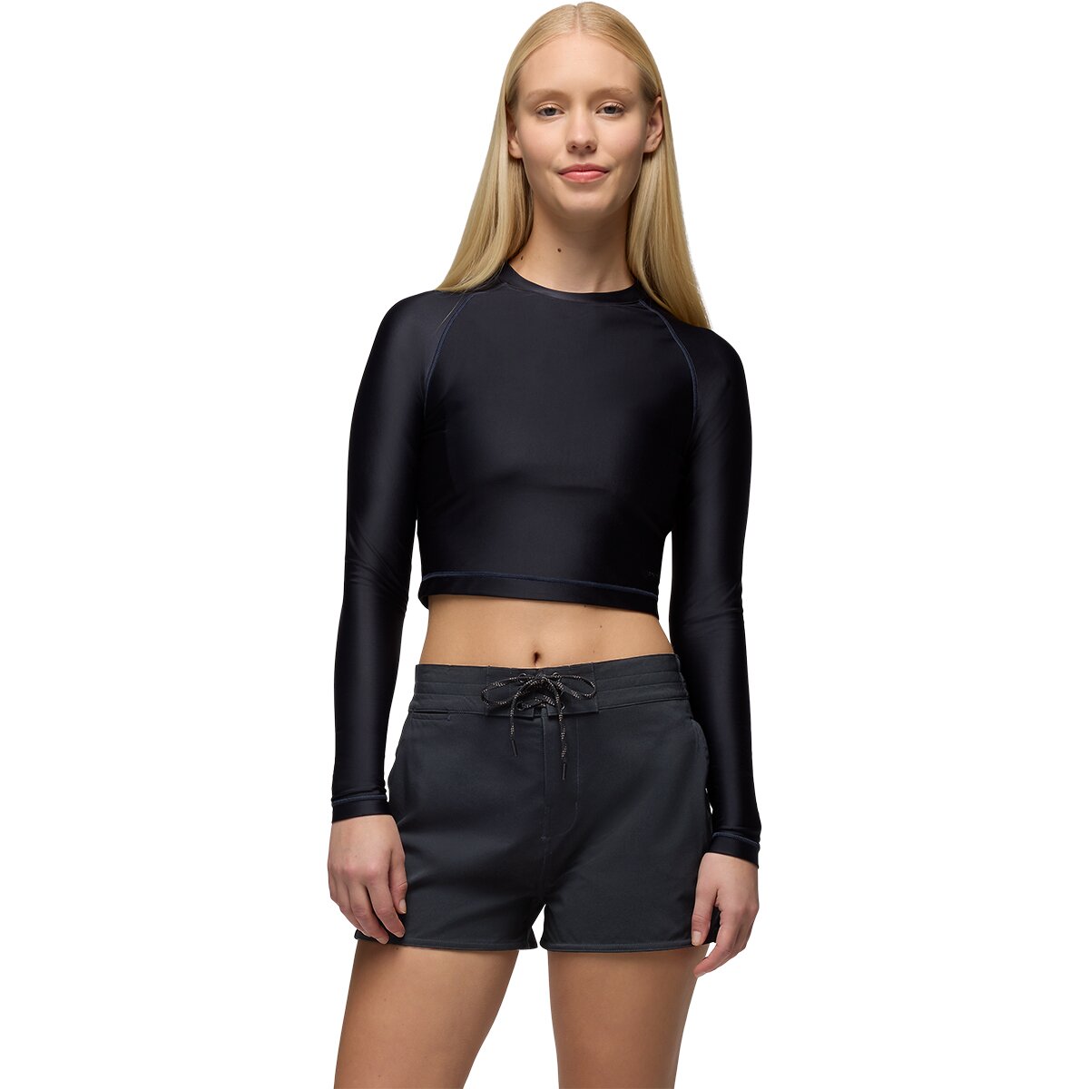 Image of prAna Baja Bound Rashguard - Women's Black, L