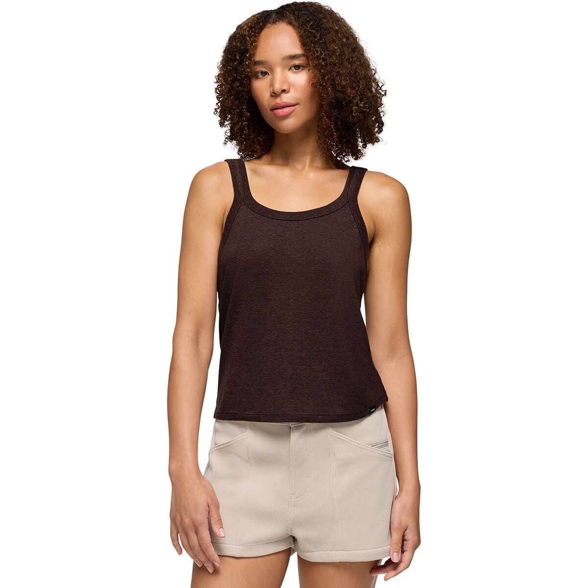 Image of prAna Cozy Up Scoop Tank Top - Women's Mocha, XS