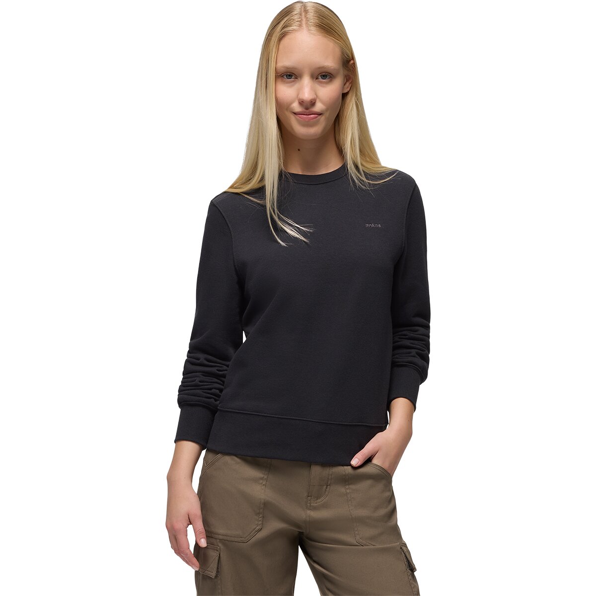 Image of prAna Everyday Crew Sweatshirt - Women's Black, XL