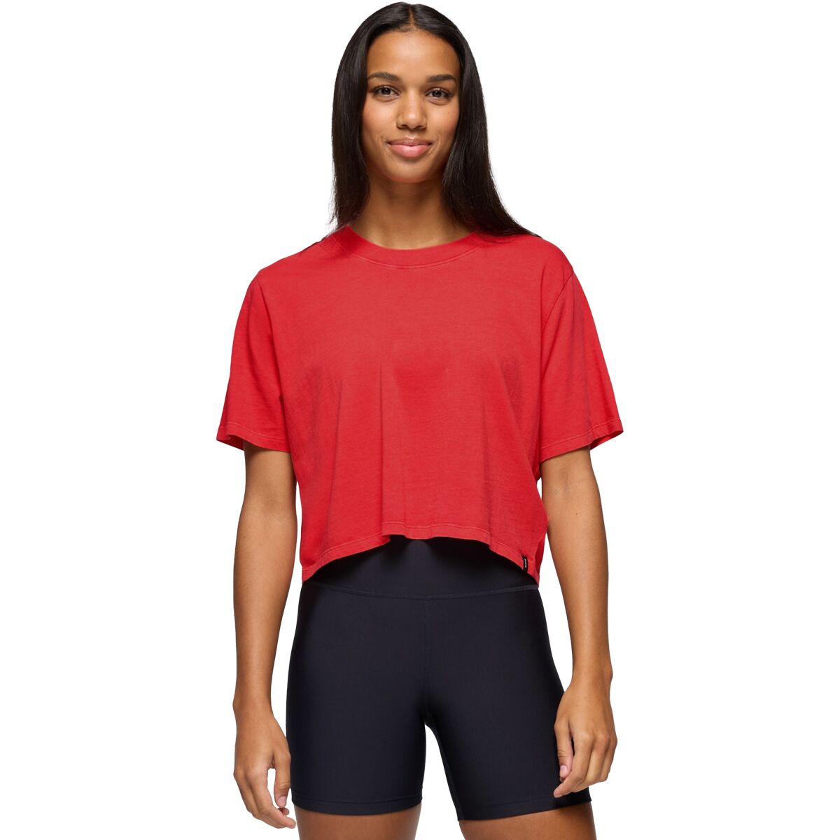 prAna prAna Everyday Crop T-Shirt - Women's Rose Fire, XL