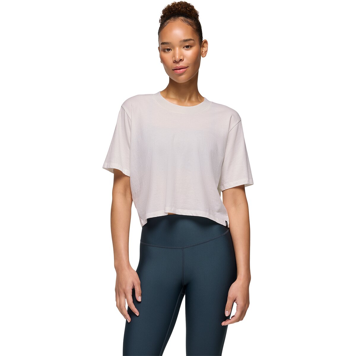Image of prAna Everyday Crop T-Shirt - Women's Soft White, M