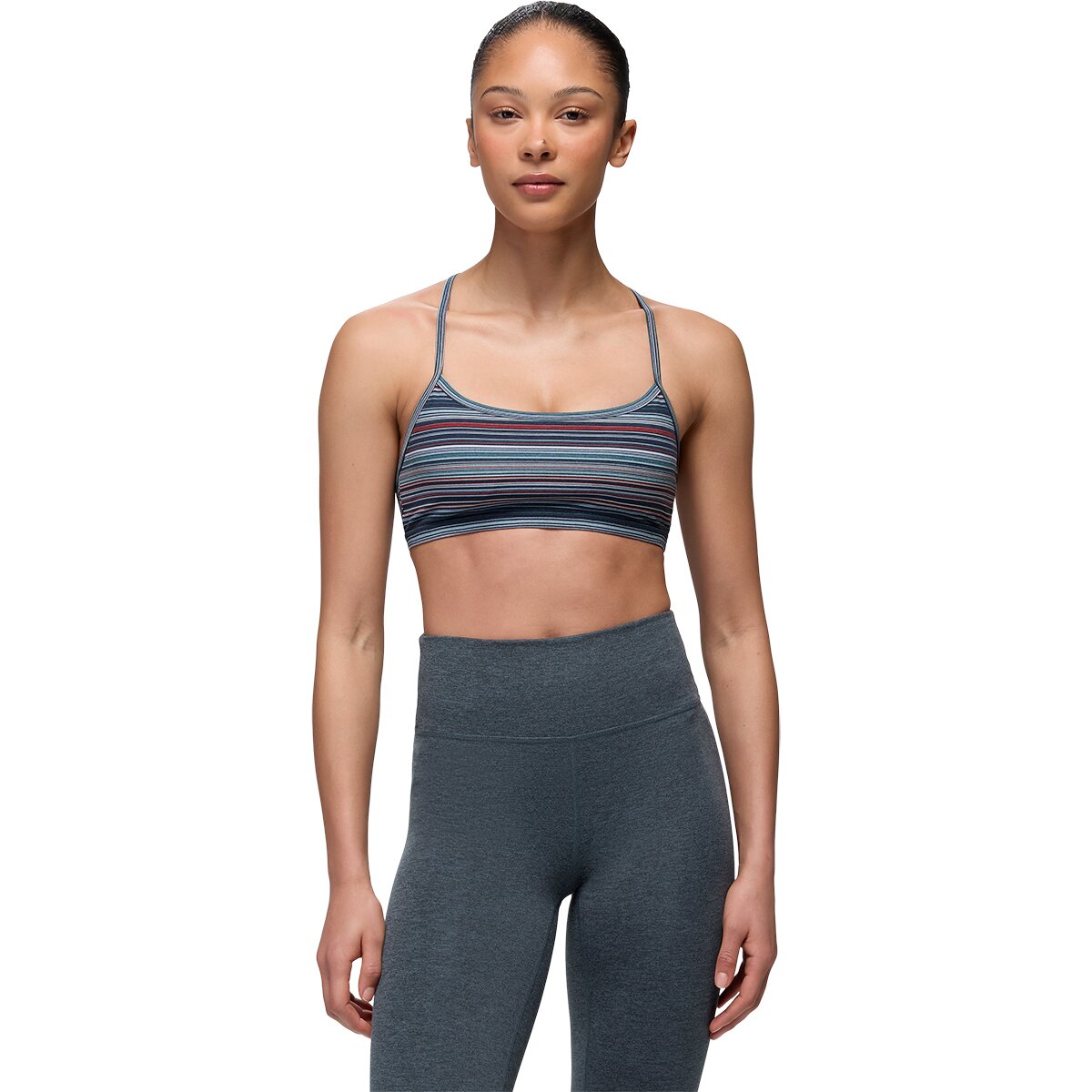 Image of prAna Heavana Every Minute Bra - Women's Nautical Microstripe, XL