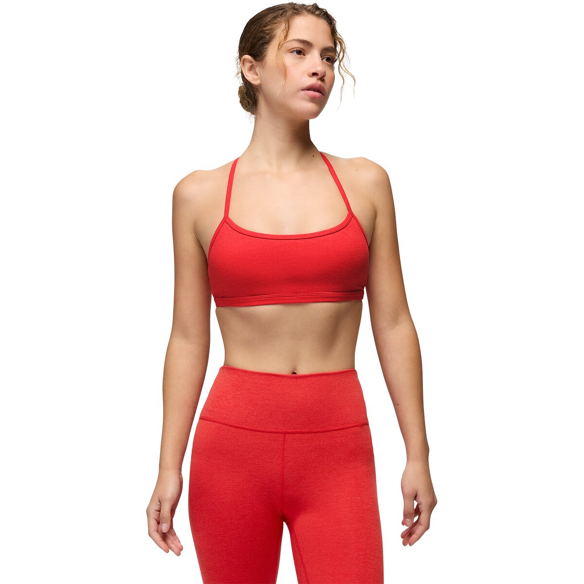 Image of prAna Heavana Every Minute Bra - Women's Pikes Red Heather, S